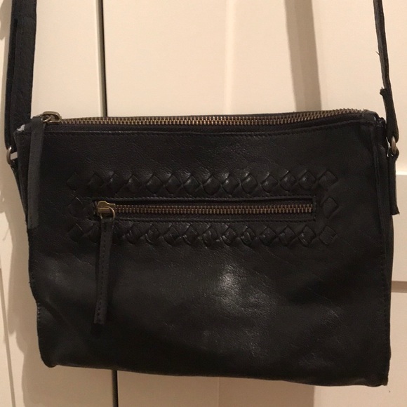 Day & Mood leather purse with vintage look and unique design in black. - Picture 3 of 7